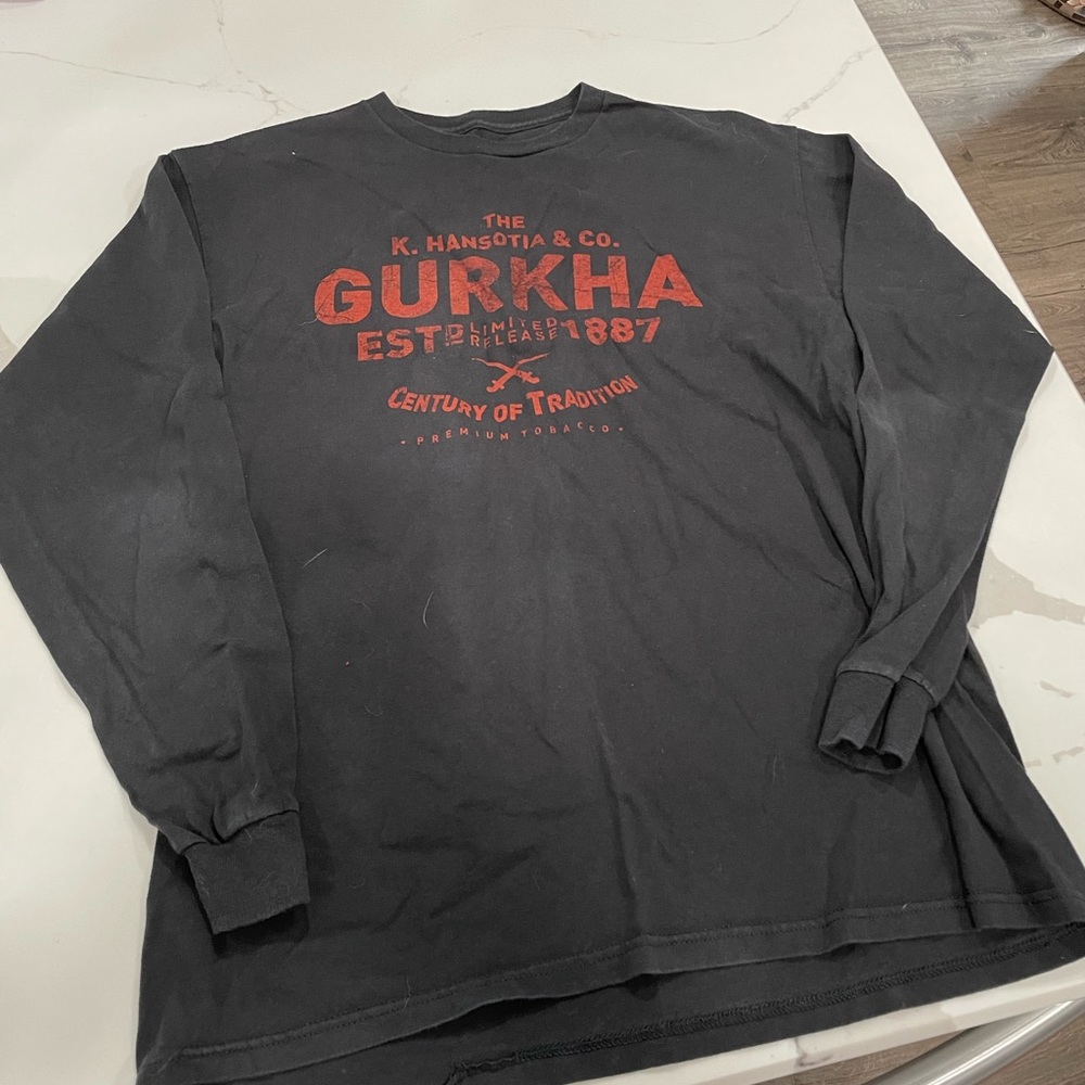 Mens Long Sleeve Black Shirt